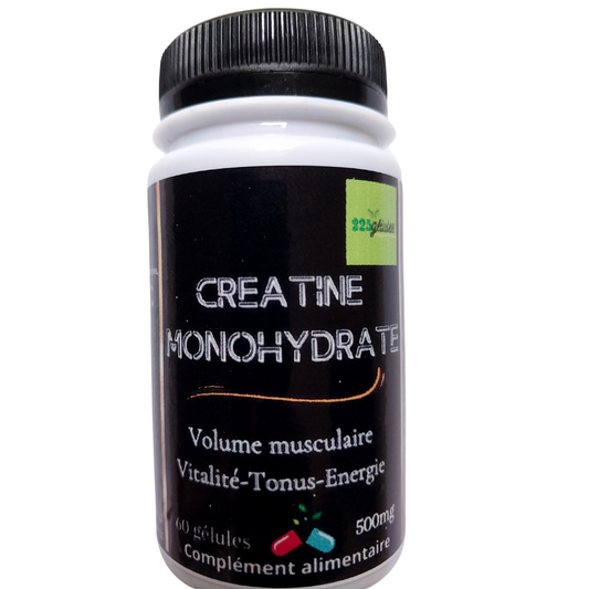 Créatine Monohydrate 60 gélules/500mg